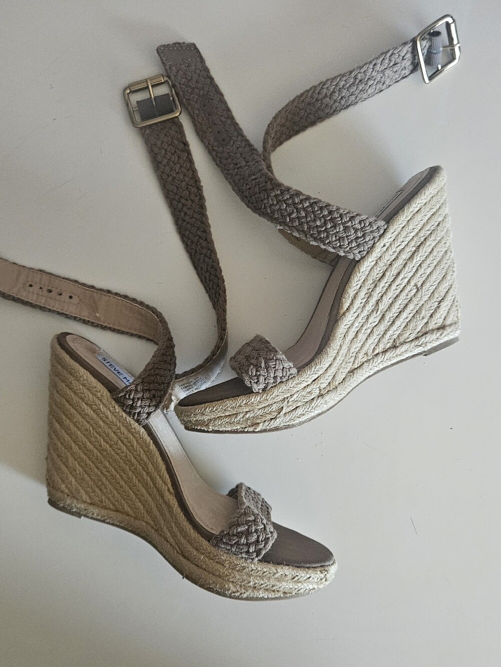 Steve Madden Espadrille Platform Wedges - Picture 3 of 10